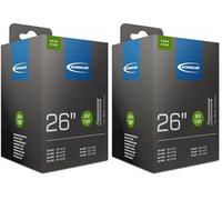 318605 - Chambre à air de vélo, Noir, 26'' (Lot de 2)