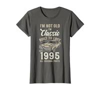 31e Anniversaire Né en 1995 Voiture de Collection T-Shirt, Femme, Asphalte, XL
