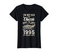 31e Anniversaire Né en 1995 Voiture de Collection T-Shirt, Femme, Noir, XS