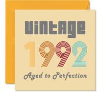 31e cartes d'anniversaire pour hommes femmes - vintage 1992 vieilli a la perfection - 31 carte d'anniversaire drle pour elle lui 57 x 57 pouces