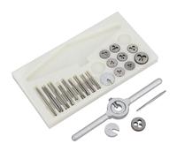 31pc Mini jeu de tarauds et filières HSS (métrique) Model Making / 1mm-2.5mm horloger TE469