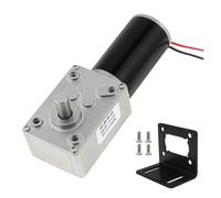 31ZY DC Worm Gear electronic starter 12V Self-Locking Reversed Turbine Gearbox electronic starter Permanent 40RPM