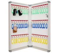 32 48 72 Position Clés Armoire avec clés Étiquettes et Crochets Étiquettes, clé de sécurité de sécurité sûre pour hôtels, Voiture, Gestion de la clé de Bureau et Stockage