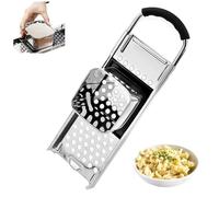 32.5 x 11cm Râpe Spätzle Acier Inoxydable, Râpe Grille Passoire avec Boutons Spaetzle, Appareil Machine Rabot Pates, Accessoires Outils Cuisson Cuisine pour Fromage, Passe Lave-Vaisselle
