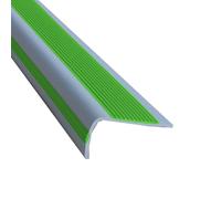 32,8 pieds par rouleau, tapis d'escalier flexible en caoutchouc PVC, ruban adhésif au sol avec bandes pour la maison, de sécurité et de prévention des blessures, enfants(Green,10 * 4CM/3.9 * 1.5IN)