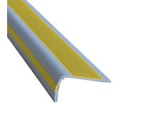 32,8 pieds par rouleau, tapis d'escalier flexible en caoutchouc PVC, ruban adhésif au sol avec bandes pour la maison, de sécurité et de prévention des blessures, enfants(Yellow1.6 * 3CM/2.3 * 1.1IN)