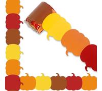 32.8 Pieds Pumpkin Border Trim Sticker Wall Pour Chalkboards Boards Decoration Bulletin Board Borders Trim Stickers