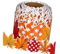32.8ft Thanksgiving Leaf Border Tric Sticker pour tableau de table Décoration Bulletin Board Borders Trim Autocollant Thanksgiving Party Décoration