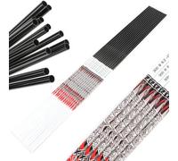 32" Arbre de Flèche en Carbone ID 6.2mm Spine 300 350 400 500 600 700 800 Tube de Flèche pour Arc Recourbé à Arc Poulies (Spine 600, 12pcs)