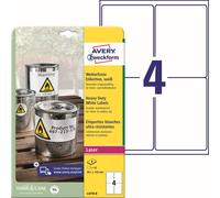 32 AVERY Zweckform wetterfeste Folienetiketten L4774-8 weiß