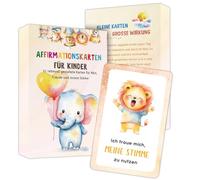 32 Cartes d'affirmation pour Enfants sur émotions et Pleine Conscience, Courage et Intelligence émotionnelle, renforce Confiance en soi. Outil pédagogique avec Exercices, idéal école et Foyer.