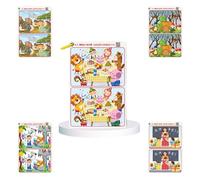 32 cartes pour développer l'attention S par le plaisir Trouvez la différence pour améliorer la mise au point des puzzles cartes de reconnaissance détaillés