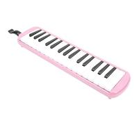 32 Clés Mélodica ABS IRIN Mélodica adapté pour Débutant Pratique Sac à Vent Instrument de Musique Clavier Harmonica Noir (Rose)
