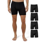 32º DEGREES Lot de 4 boxers Active Mesh performance et à séchage rapide pour homme, 4 Noir, Small