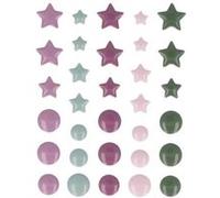 32 étoiles et ronds Isatis Multicolore G