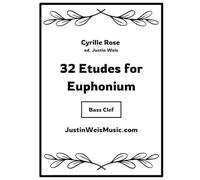 32 Etudes for Euphonium: Bass Clef Version