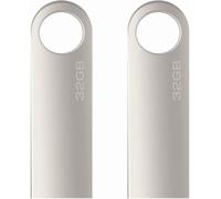 32 GB USB Flash Drive, Pack of 2 Portable 32 GB USB Flash Drive with Hook Pen Drive 32 GB for Laptop/PC/Car etc.