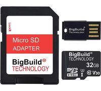 32 Go U3 100 Mo/S Ultra Rapide Micro Sdhc Carte Mémoire Pour Sat Nav/Caméra D'Action De Garmin Drivecam 76, Campercam 795, Dezlcam Lgv 710