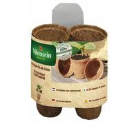 32 Godets Coco ronds diametre 6 cm-