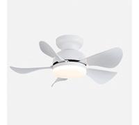 32 Ih Moderne Ventilateur De Plafond Extérieur Lumière Dimmable Encastré Ventilateur De Plafond Lampe 6 Vitesses Ventilateurs De Plafond À Distance avec Lumières pour Chambre Ferm, White
