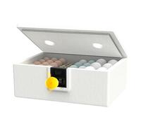 32 - Incubateur d'œufs - Machine à éclosion d'œufs - Température précise - Dispositif d'éclosion de poussin - Incubateur éducatif avec moniteur d'humidité pour , adultes, agriculteurs, école