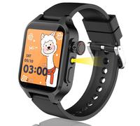 32 Jeux Montre Connectée Enfant, Montre Intelligente Enfant avec 22 Bâtiments Célèbres, 3 Modes Sportifs, Livres Audio&Cartes d'étude, Réveil, Podomètre, Mode École, MP3, Cadeaux des Filles et Garcons