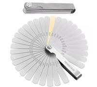 32 Lames Jauge d'Épaisseur en Acier,Jauges d'épaisseur,Jauge d'Épaisseur,Jauges D’épaisseur de Précision,pour mesurer la Largeur ou l'épaisseur de l'écart