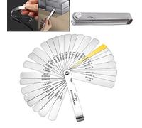 32 Lames Jauge d'Épaisseur en Acier,Jauges d'épaisseur,Jauge d'Épaisseur,Jauges D’épaisseur de Précision,pour mesurer la Largeur ou l'épaisseur de l'écart