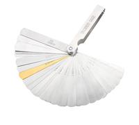 32 Lames Jauges d'Épaisseur de Précision Jeu de Cale Soupape en Acier Inoxydable, Mesure Précise de l'Écart pour Mécanique Auto/Moto, Instruments de Musique, Tailles de 0,04 mm à 0,88 mm