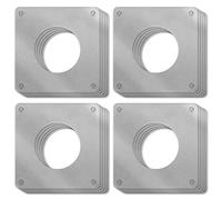 32 mm 20 pièces. Protection contre le pic pour nichoir à graisse pour nichoir à oiseaux Plaque de protection pour trou d'avion