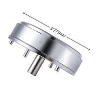 32 mm 44 50 56 58 75 bouton rond Badge punch appuyez sur la matrice interchangeable DIY Machine de fabrication badges Bricolage pour débutants(3 inch 75 mm)