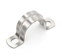 Ø 32 mm collier de fixation,FamlTol 10 Pièces collier de serrage tuyau 2 trous colliers de serrage Amélioré Pour la fixation de tuyaux robustes