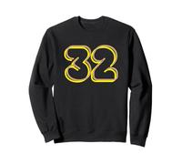 32 | Numéro 32 Trente Deux Un Nombre Magique Sweatshirt