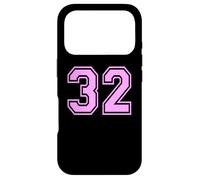 32 numéro Trente-Deux Sports Universitaire Fille Assortie Coque pour iPhone 17 Pro