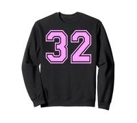32 numéro Trente-Deux Sports Universitaire Fille Assortie Sweatshirt