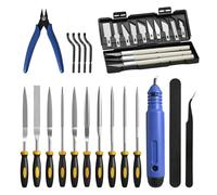 32 PCS 3D Printer Tool Kit Professional Accessory Set with Deburring Tool for Cleaning Sanding Finishing and Maintenance of 3D Prints Model Making DIY and Professional Use