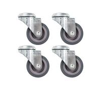 vidaXL 32 pcs Roulettes pivotantes à trou de boulon 50 mm G