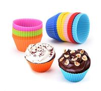 32 PCS Silicone Tasses De Cuisson Antiadhésive Cupcake Donuts Moules À Muffins Doublure De Pâtisserie Fournitures De Cuisine