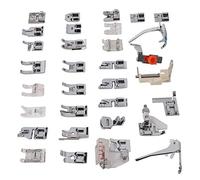32 - Piece Sewing Machine Presser Foot Kit | Stainless Steel Multi - Purpose Accessories | Compatible with Household/Older Sewing Machines | 32 Different Types for Various