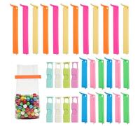 32 Pièces Clip Fermeture Sachet Alimentaire, Pince Sachet Alimentaire, Clips D'étanchéIté, Clip Fermeture Sache Réutilisable, Coloré