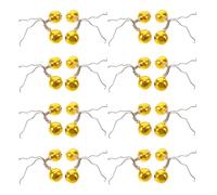 32 Pièces Clochettes de Pêche à Double, Clips INOX | et Lignes, Installation Facile, Visibilité Simple, Haute Sensibilité, Accessoires de Pêche