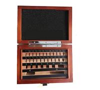 32 pièces ensemble de blocs de jauge en acier rectangulaires bloc d'espace jauges durcies Bock ensemble outil de mesure