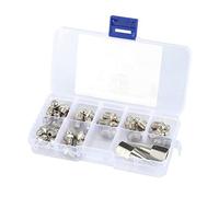 32 pièces graisseur, Portable lubrifier pistolets à graisse mamelon laiton Zerk graisse mamelon assortiment assortiment Kits M6/M8/M10