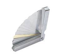 32 pièces lames ensemble de jauge d'épaisseur universelle jauge métrique jauges d'épaisseur en acier inoxydable outil de mesure d'écart de haute précision