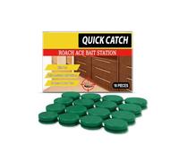 32 Pièces Piège à Cafards Station d'appât pour Cafards Convient pour Une Utilisation en Intérieur et en Extérieur