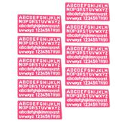 32 Pièces Pochoirs de Lettres Réutilisables, Modèle de Peinture | Plastique, Usage Éducatif et Décoratif, Stimule L’imagination, Travail Soigné, pour Dessin et Art Mural Couleur Aléatoire