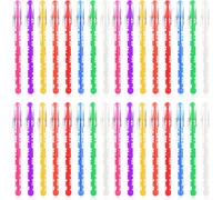 32 Pièces Stylo Bille Labyrinthe, 14.5cm Stylo À Encre Bleue Fantaisie Puzzle Fidget Jouet Stylo Stylo Anti-Stress Avec Boule De Labyrinthe À L'intérieur Pour Papeterie Scolaire (8 Couleurs).[G1496]
