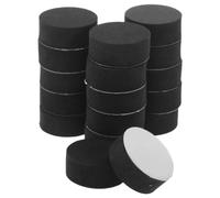 32 pièces Tapis de Pot de Fleurs EVA Auto-Adhésif Rond 1,2 Pouces noir | Drainage Ventilé, Surface Antidérapante Invisible, Protège les Tables, pour Pots en Terre Cuite et Céramique