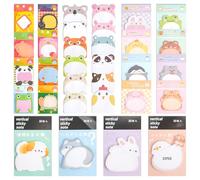 32 Post It En Forme D'animaux, SHAIDOJIO 800 Feuilles Postit Mignonnes, 32 Styles de Sticky Notes En Forme D'animaux de Dessin Animé Kawaii, Notes Autocollantes pour L'école le Bureau les Mémos