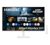 Samsung S32FM703UU - M70F Series - écran LED - Intelligent - 32" - 3840 x 2160 4K UHD (2160p) @ 60 Hz - VA - 300 cd/m² - 3000:1 - HDR10 - 4 ms - 2xHDMI, USB-C - haut-parleurs - blanc
